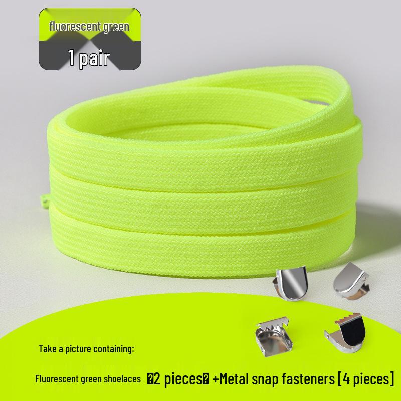 Elastic No-Tie Shoelaces for Adults & Kids - McQueen White