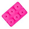 Silicone Donut Mold, Makes 6 Donuts Magenta