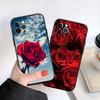 CJ17 Beautiful Roses Flower Soft Shell Phone Case for Redmi Note 13 14 Pro+ Plus A3 A3X 13X 13C 13R 14S 14C 14R