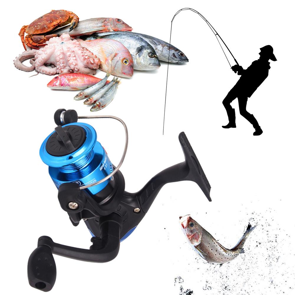 Folding Carp Large Diameter Line Roller 5.2:1 Metal Spool Spinning Reel Fishing Lure Wheel for Casting Flying Fishing Trolling