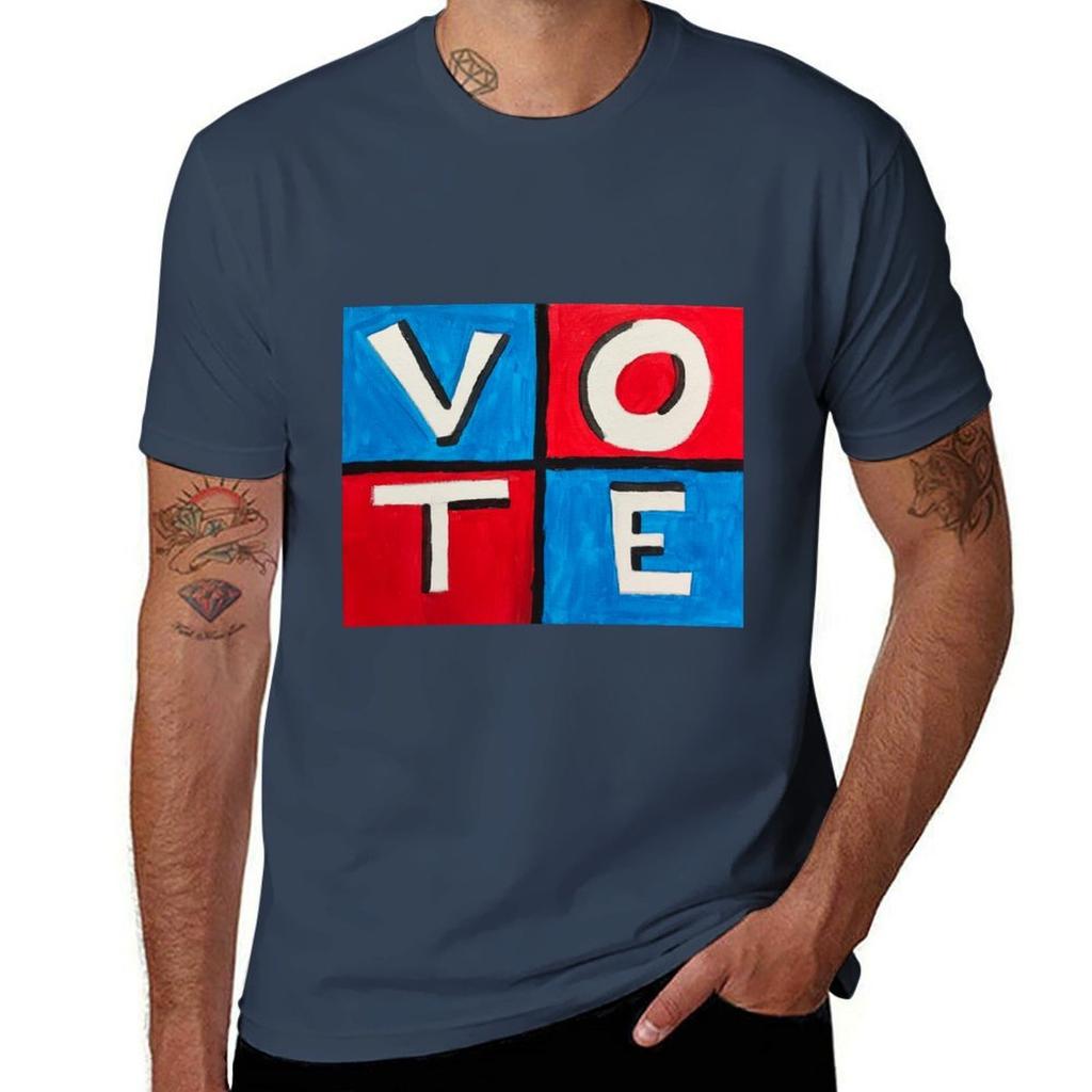 Vote Tshirt Nonshrink Basic Cotton Tshirt