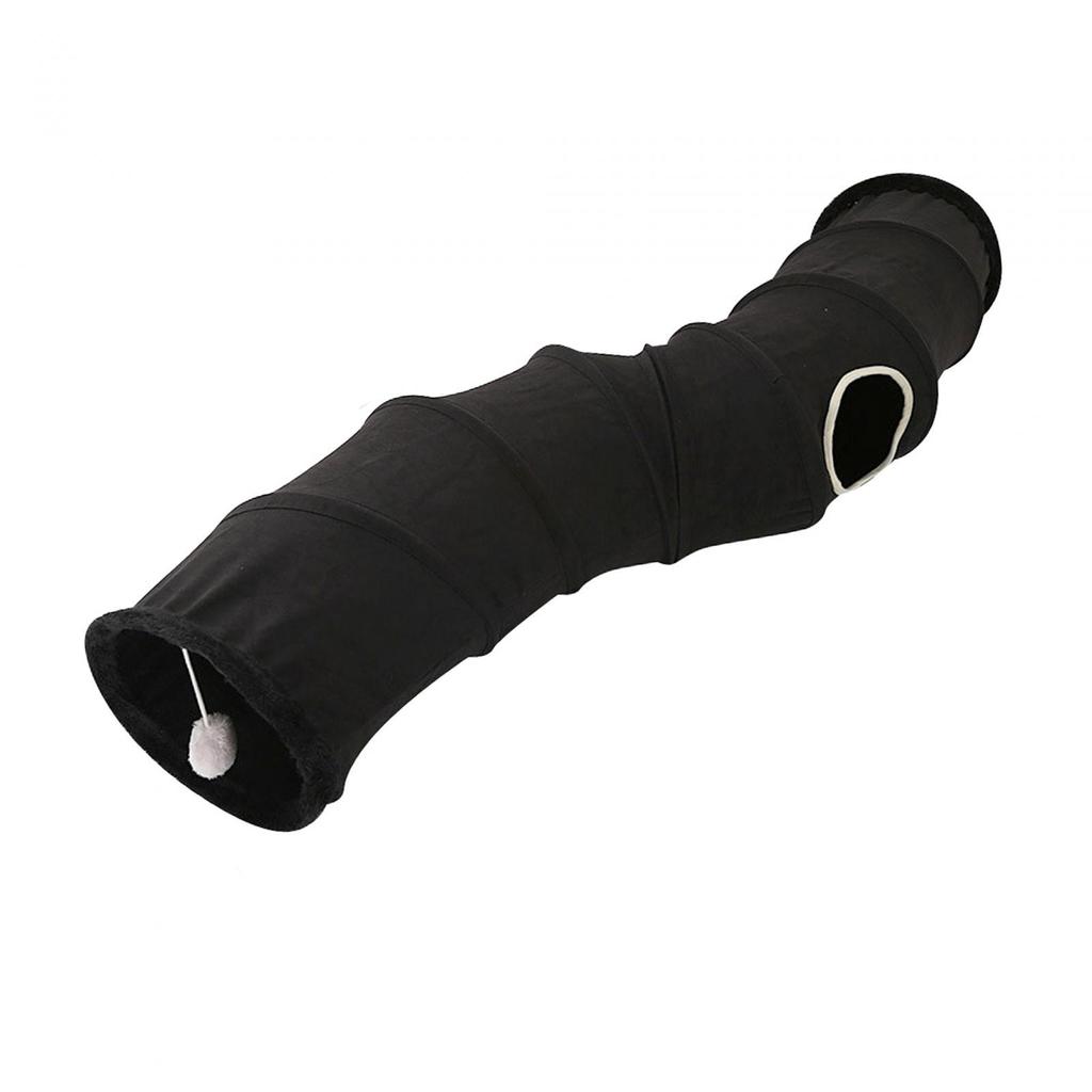 Katlanabilir Kedi Tüneli Oyuncak Evcil Hayvan Oyun Tüpleri Etkileşimli Oyuncak Kedi Evi Süet