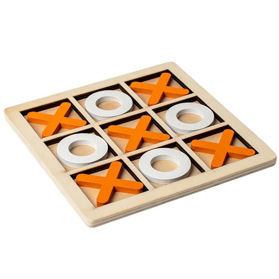 Joc Montessori Jucărie din lemn Mini șah Interacțiune Puzzle Antrenarea creierului Învățare timpurie Jucării educaționale pentru copii