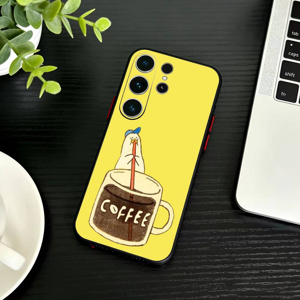 Funny animals Phone Case For Samsung S26,S25,S24,S23,S22,S21,S20,Ultra,Plus,FE Black Soft Cover
