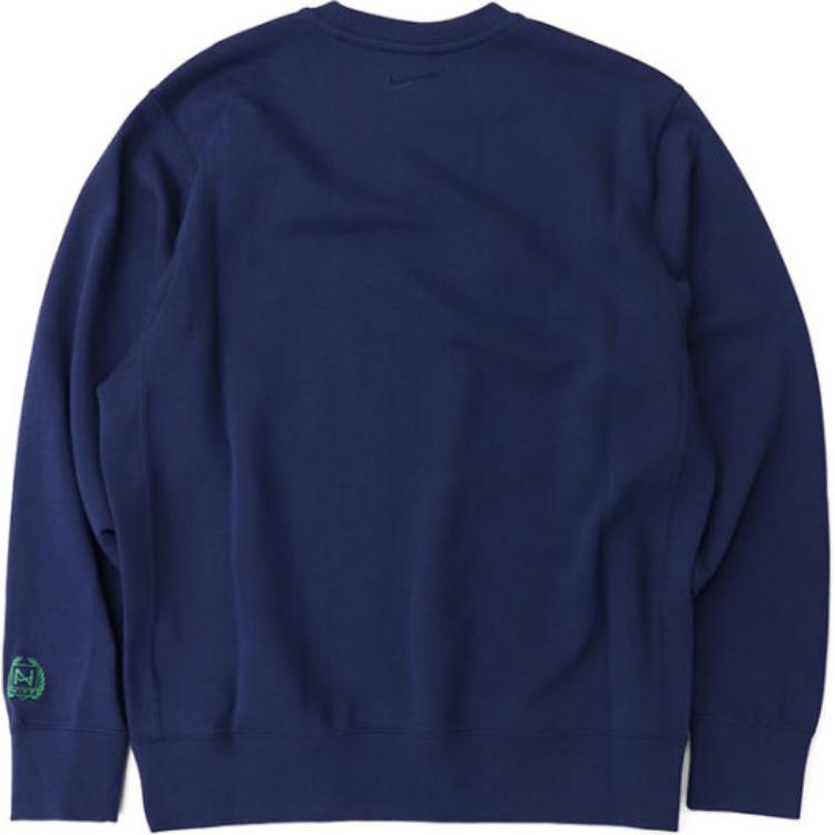 Nike Casual Crew Neck Pullover Long Sleeve Sweatshirt Men Tops Blue FZ4729-410