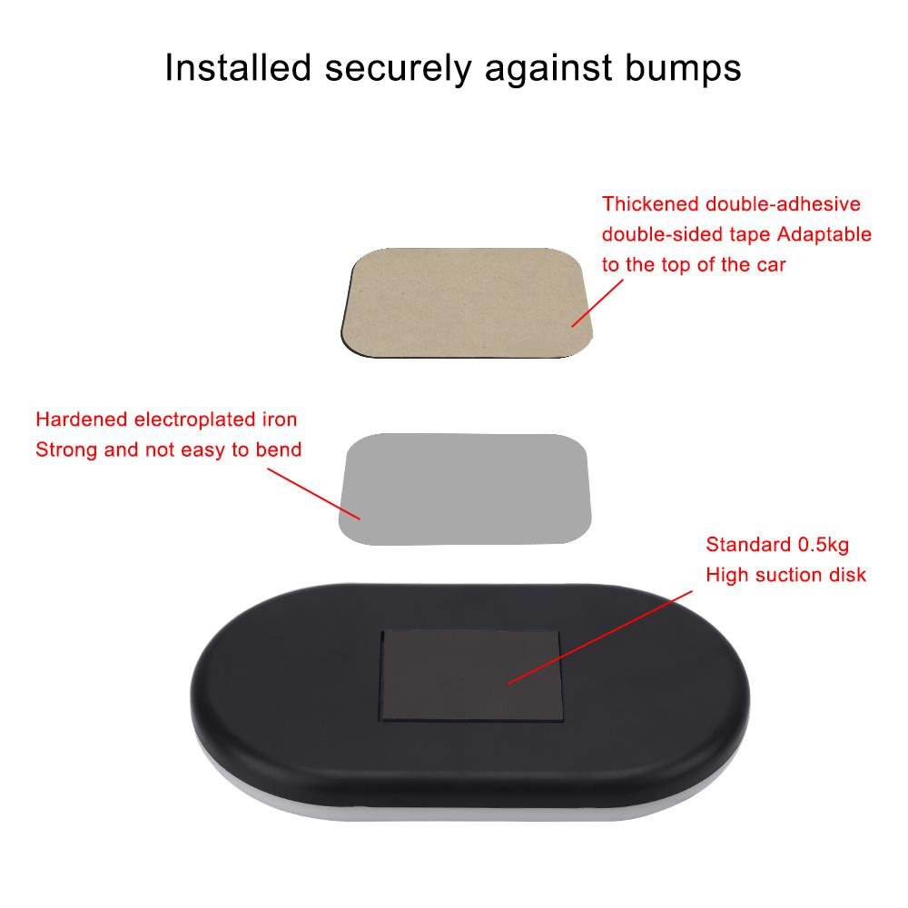 Universal LED Car Interior Reading Light Car Back Seat Ceiling Roof Light Kits Vehicle Indoor Ceiling Magnetic Square Touch Lamp