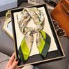 Zhang Ruonan Silk Scarf: Women's 2025 Spring/Summer Retro Neck Tie Accessory - High-End Small Square Neckerchief