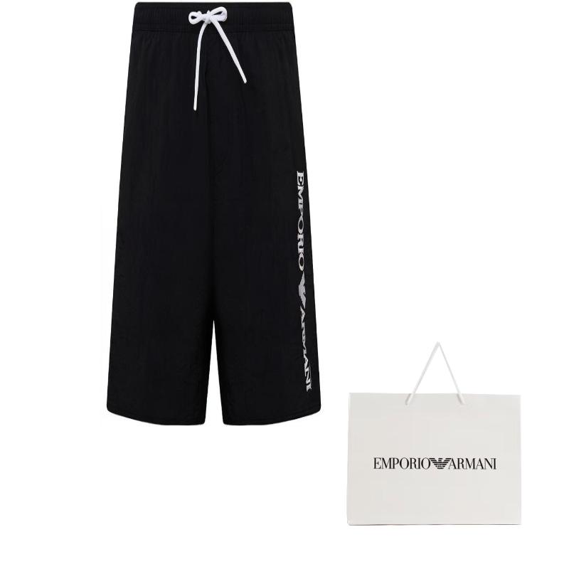 EMPORIO ARMANI SS24 Casual Shorts Men's Black 211753-4R422-0020