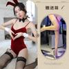 New Sexy Lingerie Bunny Sexy Onesie Chest Pad Garter Belt Open Crotch Uniform Temptation Set 711