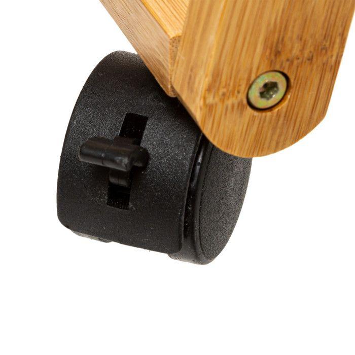 Desserte à roulettes 3 paniers "Modern color" Atmosphéra - Rose Nacarat