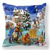 Sofa Santa Claus for Living Room Pillow Covers Pillowcase Cushion Covers Christmas decorations