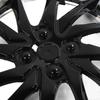 4pcs 14in Wheel Hub Caps Scratch Resistant Universal Wheel Rim Cover for Cars Trucks Vans Black