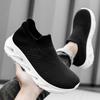 TUINANLE Men's Wide Toe Minimalist Sports Shoes Breathable and Comfortable Barefoot Shoes Breathable Black Fitness Running Women's Sneakers