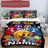 3pcs Duvet Cover Set (1*Duvet Cover + 2*Pillowcase, Without Core), Custom Name PAC Pattern Bedding Set, Home Bedroom Decor Gift