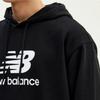 New Balance Hoodie Kqj Nbn0e2s031 19 Public Stack Logo Hoodie  Semi Ov 