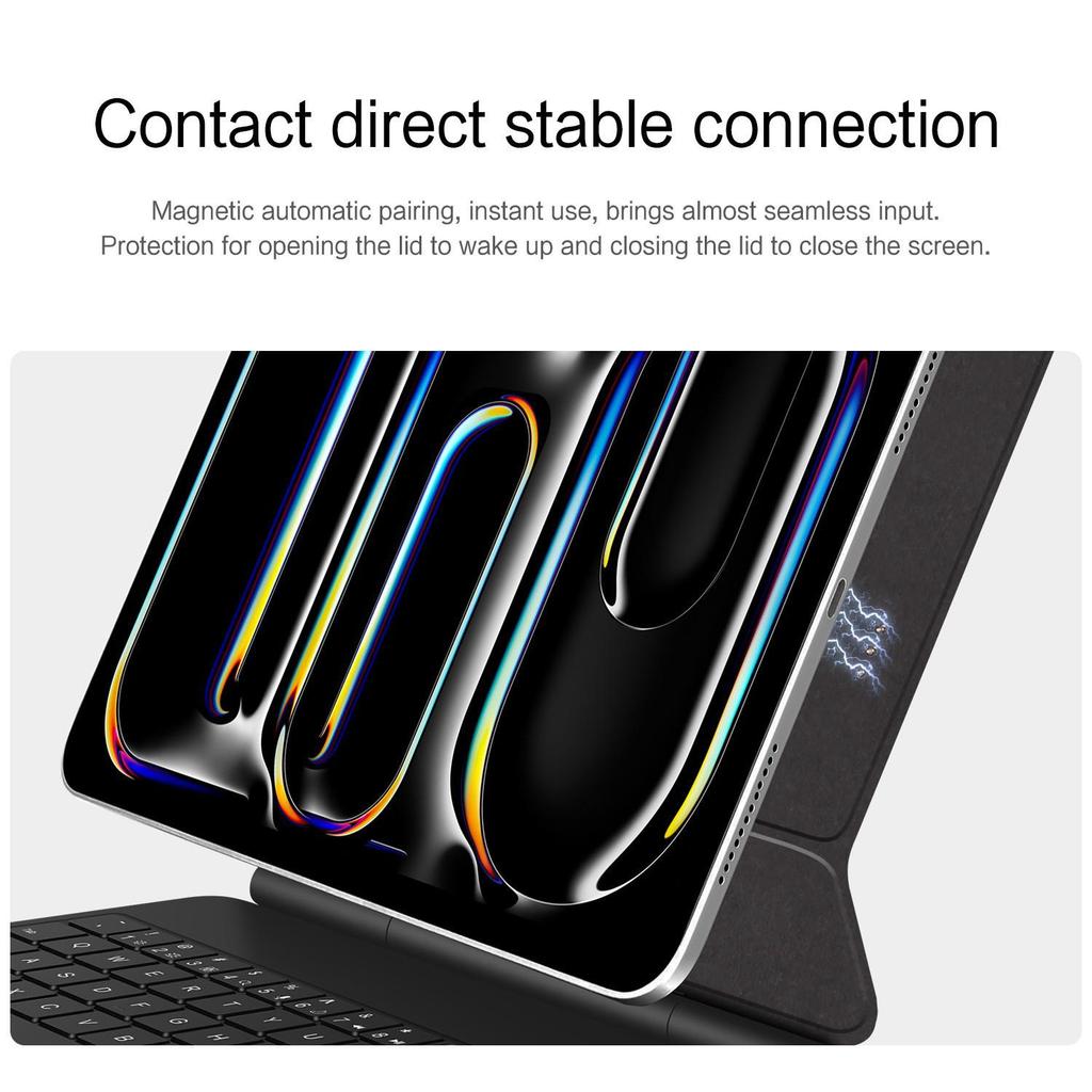 Compatible with 2025 iPad Air 7 Magic Keyboard & 11-inch Pro Hovering Touchpoint Keyboard