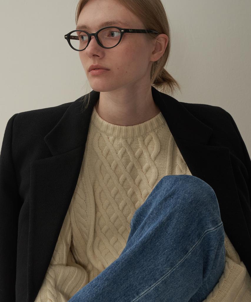 MOTT Classic Cable Knit - Ivory