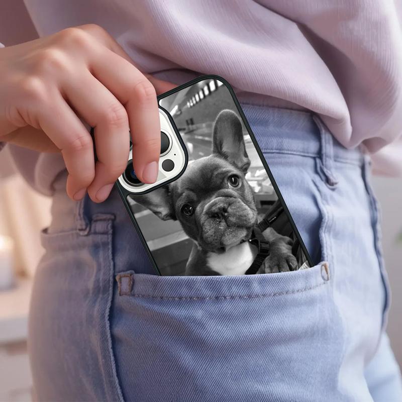 

FRENCH BULLDOG DOG Phone Case For iPhone 17 Air 15 16e 14 13 Pro Max Coque 12 11 Pro Max PLUS cover iPhone 14pro