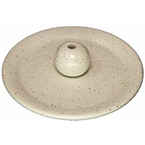 9cm Round Kohiki Incense Plate, Incense Holder, Incense Holder, Ceramic, Made In Japan, Mino Ware, ACS WEB SHOP