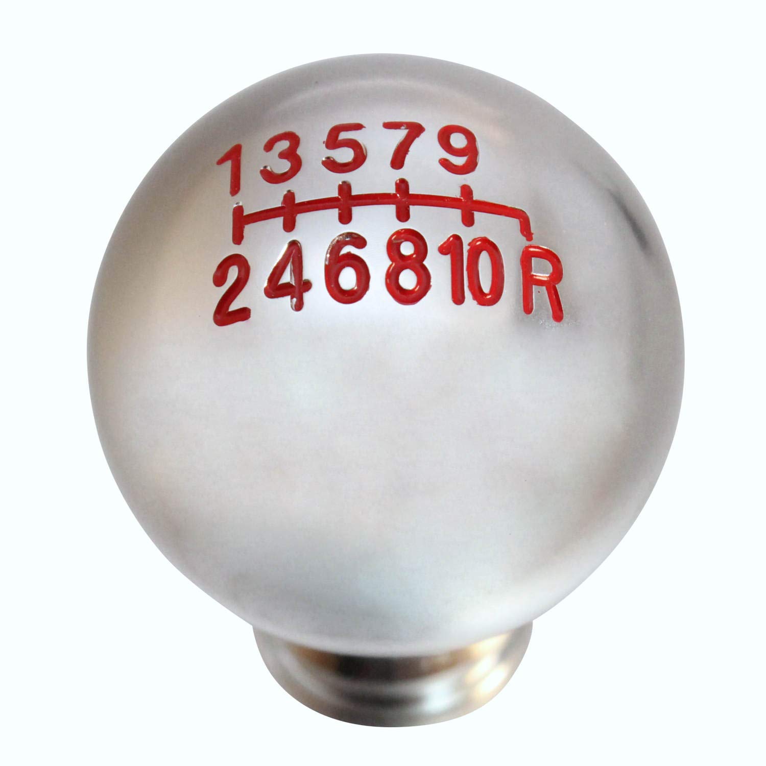 

Nakira MT Shift nkr1085 10-Speed Knob, Round, Universal, 8mm, 10mm, 12mm, Silver,