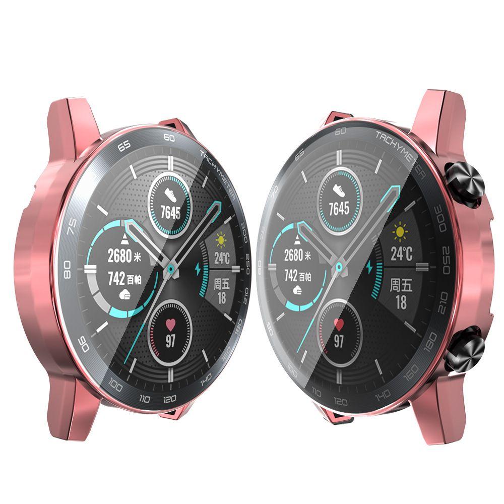 Slim Smart Watch Accessories Soft Plating TPU Watch Case Screen Protector 360 Full Cover