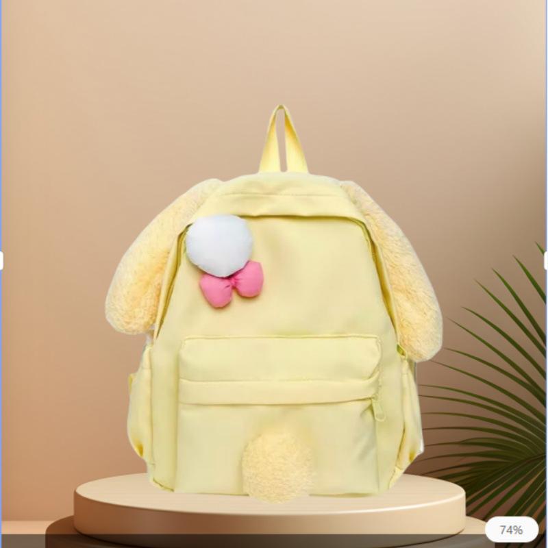 

2025 spring new cute backpack Japanese students large-capacity schoolbag high-value girl backpack жёлтый