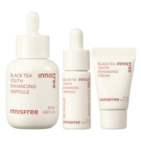 innisfree Black Tea Youth Enhancing Ampoule Special 3-Piece Set set
