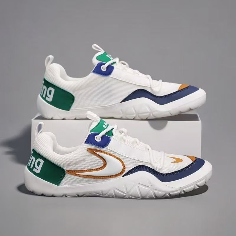 

Youth canvas shoes spring and summer breathable new lazy one-pedal casual board shoes sports trend versatile white shoes 44 зелений