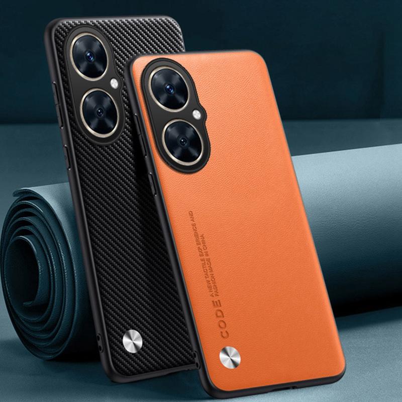 Funda de cuero PU lisa para Huawei Nova 11i 4G 11 Ultra 10 Pro 9SE funda mate de silicona a prueba de golpes funda de teléfono para Nova Y61 Y90 Y60 Y70 Plus
