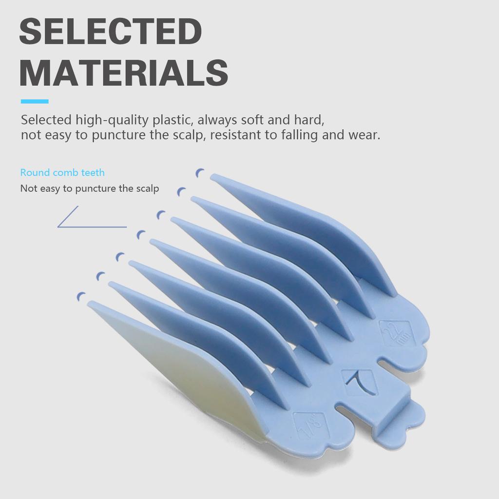 10Pcs Hair Clipper Guards Barber Accessories Professional Trimmer Attachment Limit Combs Replacement Guards Set