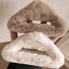 14cm Winter Plush Hair Claw Clip Faux Fur Elegant Hairpins Women Hair Clip Barrette Crab Headwear Girls Hair Accessories Gift