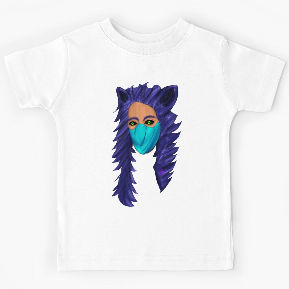 NeoWolf ( Green eyed Masked Man) Kids T-Shirt 150
