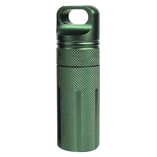 Waterproof Mini Aluminum Pill Box Case Bottle Holder Outdoor Emergency Container