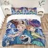 3pcs Frozen Elsa Anna Olaf Sven Snowman Bedding Set, Including 1 Quilt Cover and 2 Pillow Shams, Without Filling, Soft and Comfortable Home Bedroom B