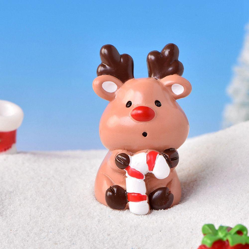 Series Resin Miniatures Micro Landscape Christmas Decoration Elk  Decoration Decoration Supplies
