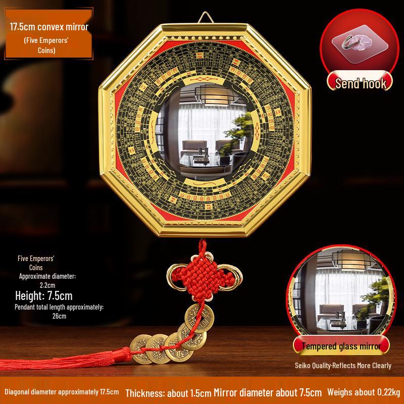 Wypukłe lustro Bagua Tai Chi do dekoracji domu i sklepu