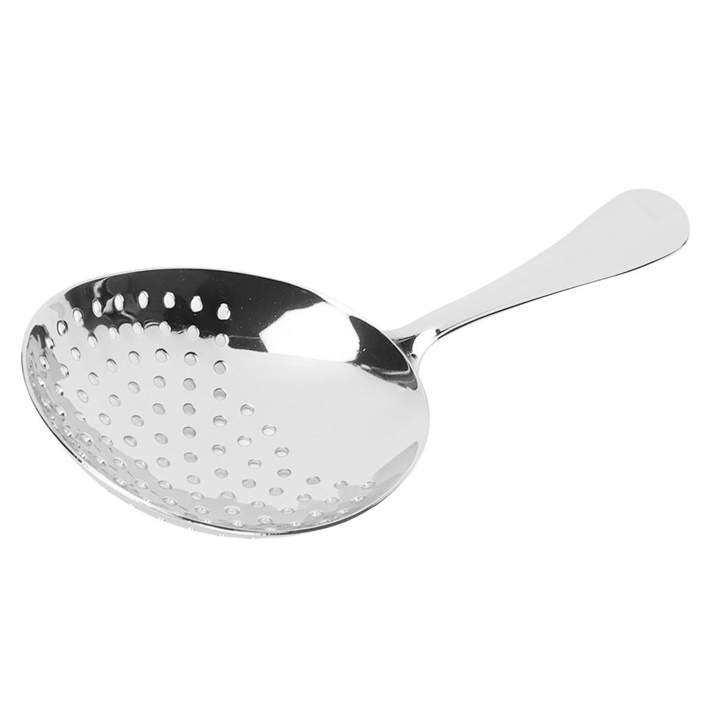 Stalowy sitko do julepu, łyżka cedzakowa, wielofunkcyjna łyżka cedzakowa, łyżka sitkowa do