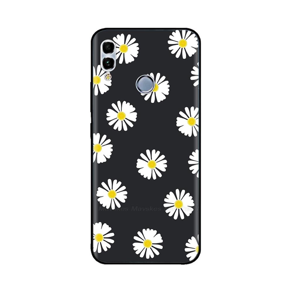 For Huawei P Smart 2019 6.21" Soft Black Silicone Phone Back Cover Case For Huawei P Smart 2019 POT-LX1 POT-LX3 POT LX1 Case Bag