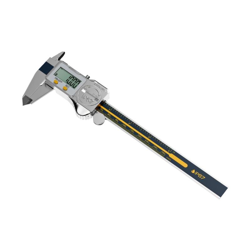 Цифровой штангенциркуль, 150 мм 6   Штангенциркули Измерительный инструмент Электронные микрометры Штангенциркуль Измерительный с ЖК-экраном