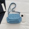 Denim Crossbody Bag for Women – Minimalist Shoulder Bag with Adjustable Strap – Perfect for Casual & Streetwear Styles