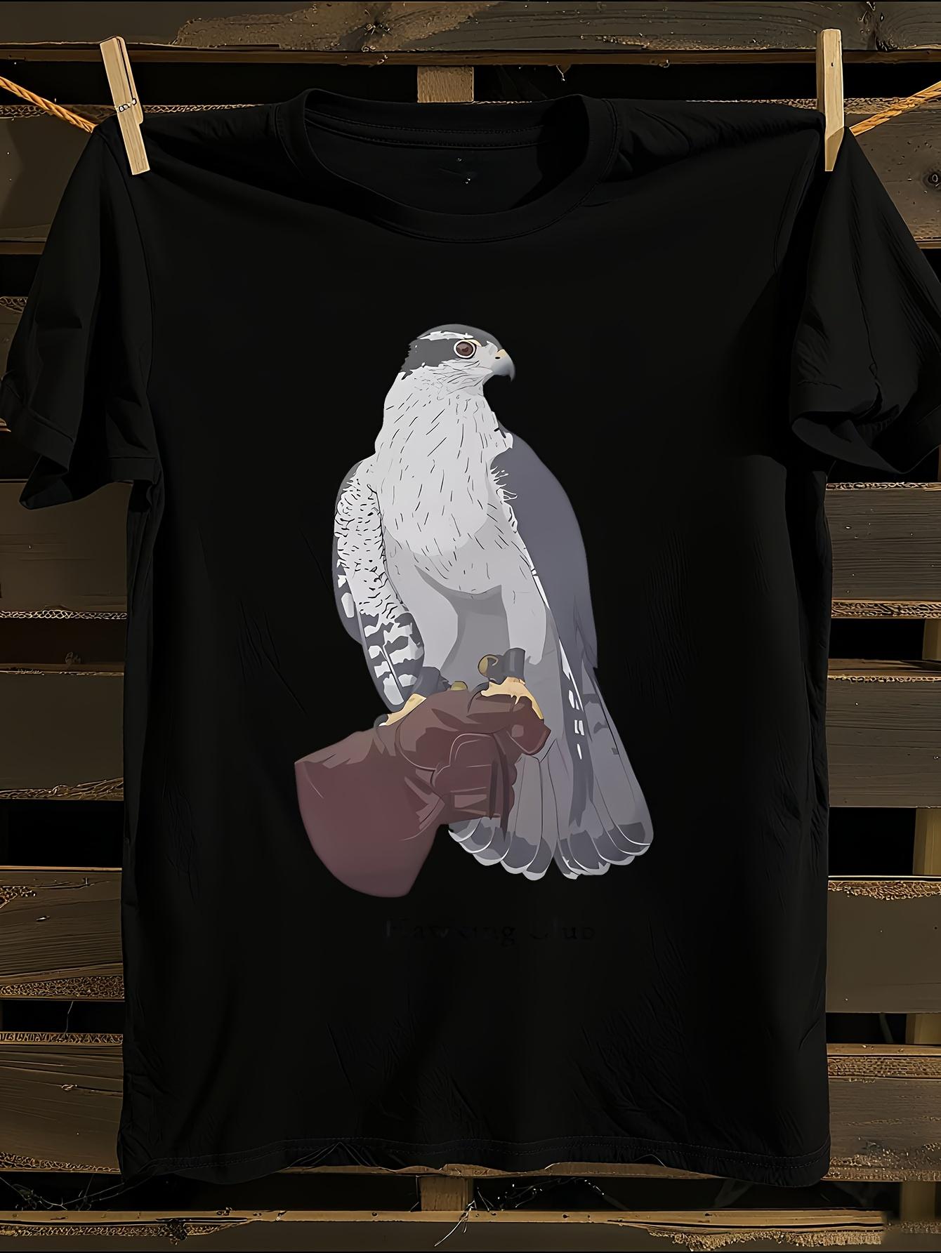 CHC Northern Goshawk Falconry Logo T-shirt S