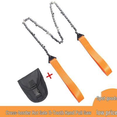 24-Zoll tragbare Manganstahl-Hand-Taschen-Kettensäge für Gartenschnitt
