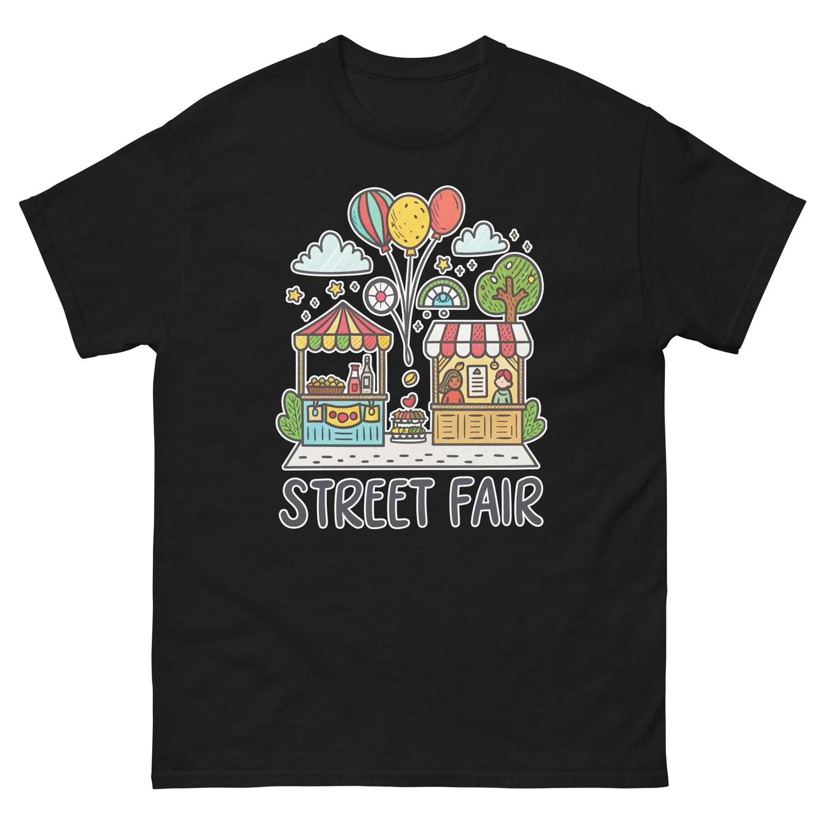 Street Fair Event Attraction Social Gathering T-Shirt 2XL