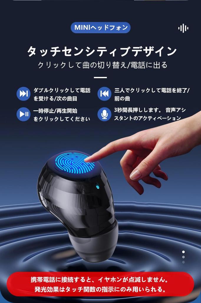 Bluetooth Headset, Single Ear Wireless Earbuds, Bluetooth 5.4, Hi-Fi Sound Enhancement, Built-in Microphone, Hands-Free Calling, Ultra Lightweight,