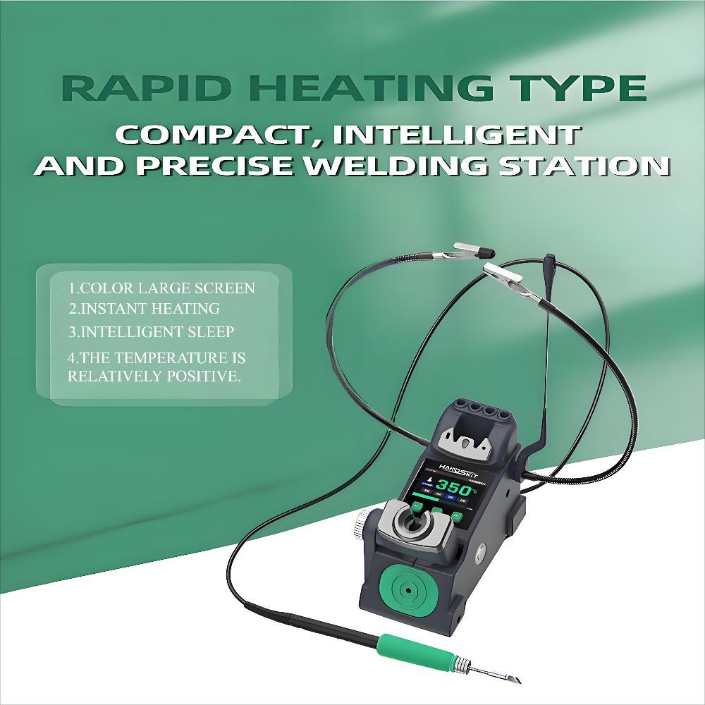 3-in-1 S5 Soldering Station | C210/C245/C155 Handle Compatible | Auto Sleep & Energy Saving | 120W-200W Adjustable Power