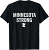 Retro Vintage Minnesota Strong with Map Flag T-Shirt
