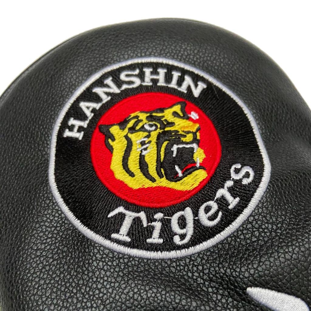 Hanshin Tigers Team Approved Golf 2025 Driver Head Cover Head Cover Made with Floating Synthetic Leather Direct Embroidery 460cc Compatible Callaway