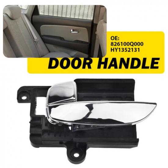 Interior Door Handle For 2007-2010 Hyundai Elantra Front Rear LH RH Sedan Chrome