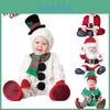 Christmas Kids Snowman Velvet Cosplay Costume Soft Comfortable Gift Idea