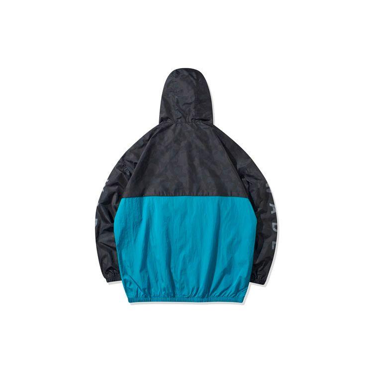 Li Ning Wade Series Casual Sports Hooded Half-Zip Jacket Men Jacket Black AFDQ185-1